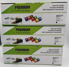 3PK Premium Toner Cartridges AC-K1172 4 Kyocera ECOSYS M2040dn M2540dw M2640idw picture