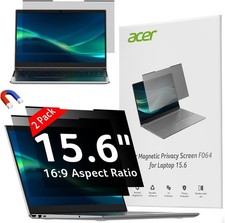acer 2-Pack Laptop Privacy Screen for Laptop 15.6 Inch 16:9, Anti-Glare Protecto picture