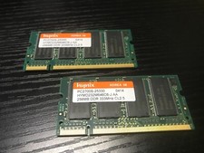 Hynix PC2700S DDR-333 (2 x 256) 512MB Ram SODIMM Non-ECC Laptop RAM kit picture