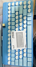 New iJoy Wireless Keyboard Cute Cloud Shaped Keys Blue White PC Mac Laptop picture