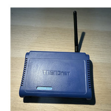TRENDnet TEW-432BRP Wireless Router 54Mbps 4 LAN Ports Blue Ethernet RJ-45 picture