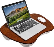 XL Bamboo Lap Desk - Chestnut Fits 17.3