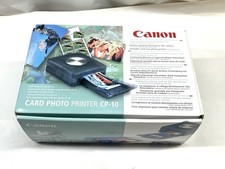 Canon CP-10 Card Photo Printer In Original Box Used Once picture