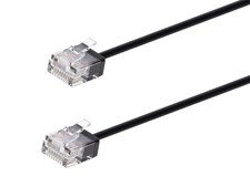 Monoprice Cat6 Ethernet Patch Cable - 2 Feet - Black | Stranded, 550MHz, UTP picture