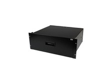 StarTech.com 4UDRAWER 4U Black Steel Storage Drawer for 19in Racks and Cabinets picture