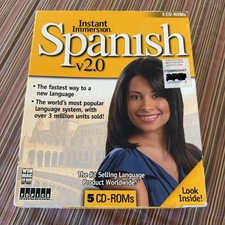 Instant Immersion Spanish Language Version 2 Audio 5 CDs no scratches picture