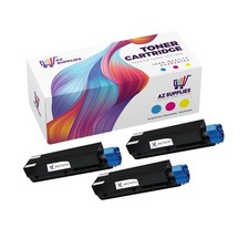 OKI Data Compatible Toner Cartridge for 44574701 B411D B411DN B431D Black 3PK picture