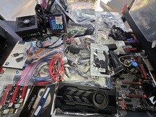 1070 Parts lot Motherboard CPU GPU DDR4 RAM, Fans, Mining Kit, I5 PSU CS750 BULK picture