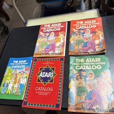 1980-1981 Atari Video Computer Catalog Lot Of 5 picture