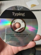 Topics Snap Typing Tutor Keyboard Software PC  CD-ROM Snap. Disk Only VG picture