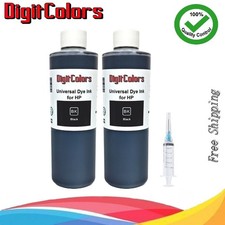 2x250ml Black Ink Cartridge Refill Kit bottles For HP 923XL 934XL 935XL 564XL picture
