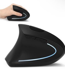 Left Handed Mouse, Rechargeable Left Hand Vertical Wireless Mouse 2.4G picture