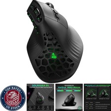 Tri-Mode E9 Vertical Gaming Mouse - 24800 DPI Wireless & 10 Customizable Buttons picture