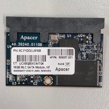 Apacer 16GB SATA MLC SSD Module 8C.F1DD2.LR10B HP ThinClient 689057-001 picture