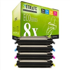 8x MWT ECO Compatible HP Color LaserJet Toner Cartridge XL C9720A 641A picture