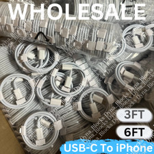 Wholesale Fast Charger PD USB C Type C Cable Lot For iPhone 14 13 11 Pro Max XR picture