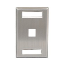ICC Faceplate Id Stainless 1-gang1-port TDICC-IC107S01SS Telecommunication picture