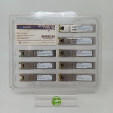 Lot of 8 Axiom GLC-T-AX 1000BASE-T RJ45 SFP Transceivers Cisco Compatible picture
