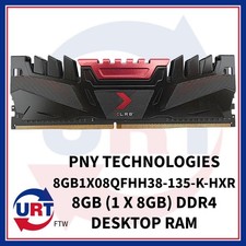 PNY TECHNOLOGIES 8GB1X08QFHH38-135-K-HXR 8GB (1 X 8GB) DDR4 DESKTOP RAM #148345# picture