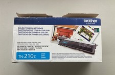 Brother TN-210C Cyan Toner Cartridge - Genuine - New Open Box -Sealed Bag picture
