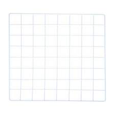 Iron Wire Grid Panel Board Photo Display Holder Hanging Frame White 16