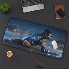 Kitana Mouse Pad, Mortal Kombat Desk Mat, Gamer Room Decor picture