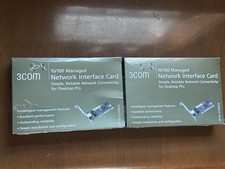 3Com 10/100 PCI Ethernet LAN Card RJ-45 100 Mbps 3C905CX-TX-M Lot of 2 picture