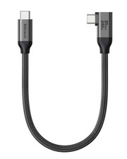 1FT 80Gbps Right Angle USB 4 Cable Thunderbolt 5 240W 16K/Dual 8K Docking Cord picture
