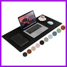 Leather Desk Pad, 36x17 inch Large Mouse Pad,Waterproof Non-Slip Writing Desk... picture