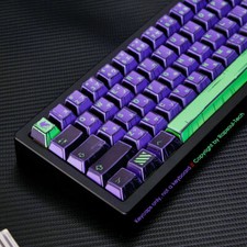 NEON GENESIS EVANGELION EVA01 Mecha-01 150 Keycaps Set for Mechanical Keyboards picture