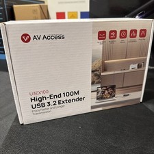 AV Access USB 3.0 Extender Over Ethernet Cat6a/7 100M/330FT, 4 USB 3.2 Ports ... picture