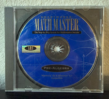 SmartWorks Math Master Pre-Algebra PC CD-ROM Retro Edu Software Win95/3.1 picture