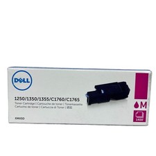 Genuine Dell XMX5D Magenta Toner Cartridge 1250 1350 1355 C1760 C1765 OEM New picture