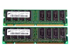 256MB (2x128MB) HP 140133-001 MT8LSDT1664AG-133B1 SDRAM 133Mhz PC133 UDIMM RAM picture