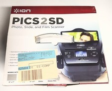 Ion  Audio PICS2SD Photo Slide Scanner with Film Scanner Used Once picture