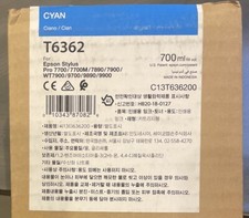 EPSON - T6362 Cyan Ink Cartridge Pro 7900 9900 - New Open - Exp. 5/23 picture