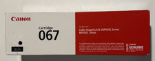Canon 067 Black Toner Cartridge 5102C001 Genuine Original OEM - NEW picture