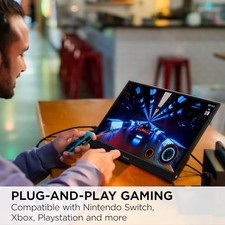 BLACK - VIEWSONIC 17 INCH 1080P IPS PORTABLE GAMING MONITOR WITH 144HZ, AMD picture