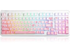 DAREU EK98 Pro Sakura Pink 98-key Wireless Gaming Mechanical Keyboard, Hot-Swap picture