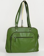 Vintage Franklin Covey Green Pebble Leather 15” Laptop Bag picture