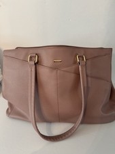 Lovevook Laptop Tote Soft Pink PU Leather  Bag. Water Resistant, Pockets 15 In picture