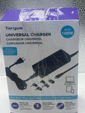 Targus Universal Laptop Charger 100W Fast Charge MacBook Dell HP Lenovo Acer picture