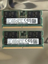 32GB Samsung (2x16GB) DDR5 5600MHz SODIMM RAM Laptop Memory PC5-44800 picture