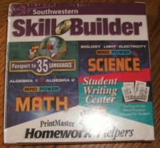 Southwestern Skill Builder Kids CD ROM Math Science Language Writing - NEW Seale picture