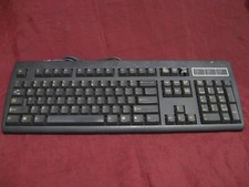 NMB Vintage Mechanical Keyboard Clicky Switch BLACK RT2358TW 6-Pin PS/2 Windows picture