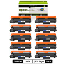TN830XL High Yeild Toner Cartridge for Brother HL-L2400D L2405W MFC-L2820DW LOT picture