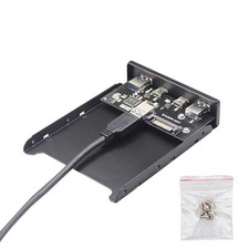 3.5 Inch Front Panel Floppy Bay 4 Ports USB Bracket For 19/20Pins Motherboards picture