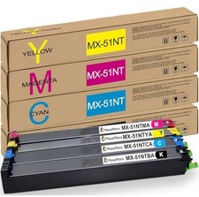 MasaiMara MX-51NT Compatible Toner 4-Pack for Sharp MX-4110N/5110N picture