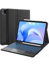 Chesona Black iPad Pro 11 Case Rechargeable Bluetooth Wireless Keyboard NEW picture
