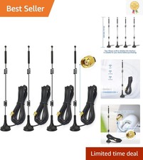 Enhanced WiFi Connectivity: 4x 9dBi Dual Band Magnetic Antennas with RP-SMA picture